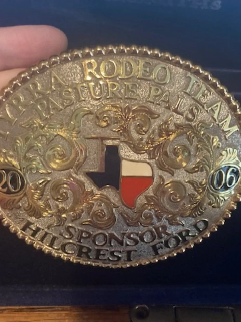 Beautiful Rodeo Belt Buckle from 'Montana Silversmiths' (2006)